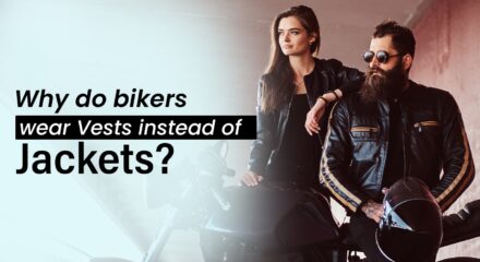 Why do bikers wear Vests instead of Jackets?