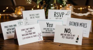 27 Hilarious & Creative Funny Wedding RSVP Responses That Will Make Guests Laugh Out Loud