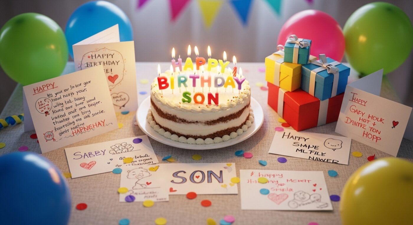 Happy Birthday Son Messages: Heartfelt Wishes, Funny Lines & Meaningful Ideas