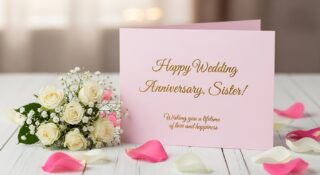 25 Heartfelt & Emotional wedding anniversary wishes for sister That Will Melt Her Heart