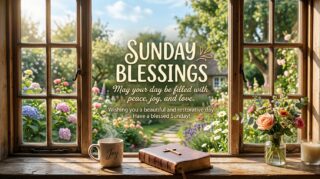 Sunday Blessings: Heartfelt Prayers, Peaceful Words, and Gentle Hope for a Beautiful Day